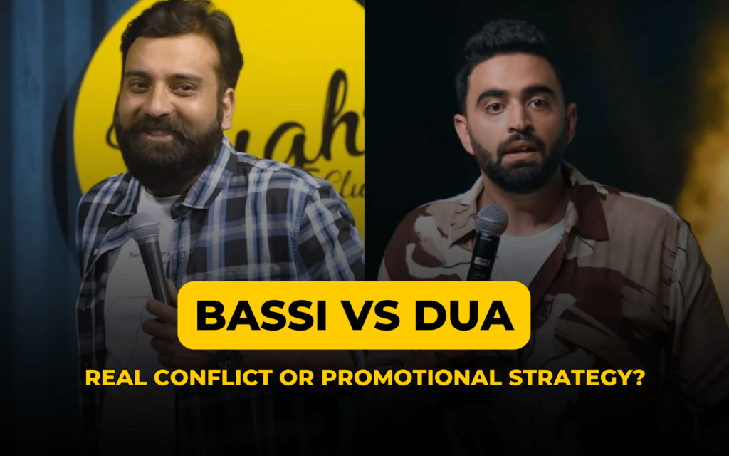 Comedians Anubhav Singh Bassi and Rahul Dua engaged in a heated discussion, sparking debates about the nature of their interaction.