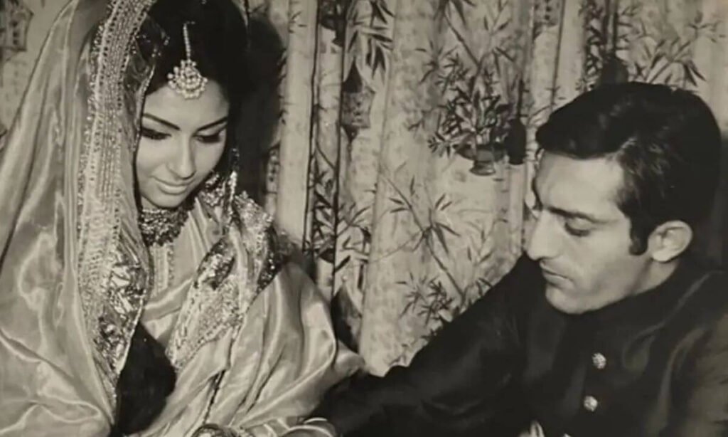 Sharmila Tagore and Tiger Pataudi filmsandfacts.com